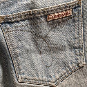 Rare, Very Vintage Calvin Klein Sport Classic Blue Jeans, size 12